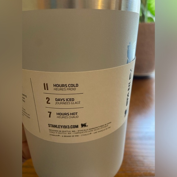 Light Blue Stanley 40 oz cup (straw protectors and cleaners included) - Picture 6 of 8